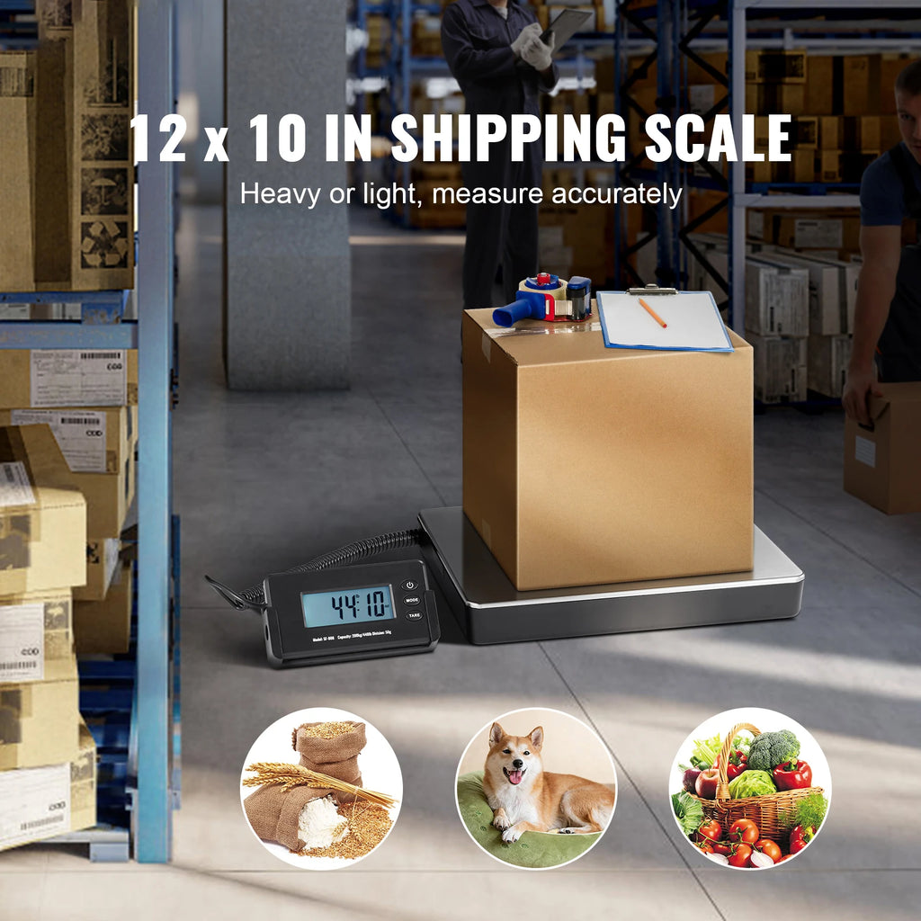 440 lbs Digital Shipping Scale with Timer