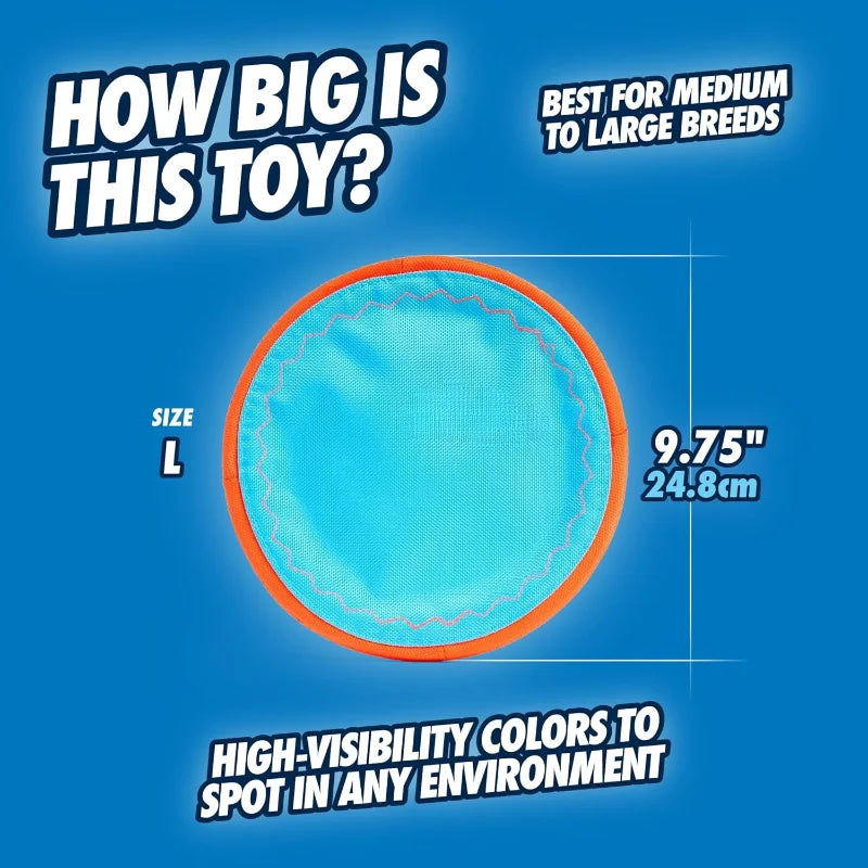 Paraflight Flying Dog Disc,  Soft Rubber Edges