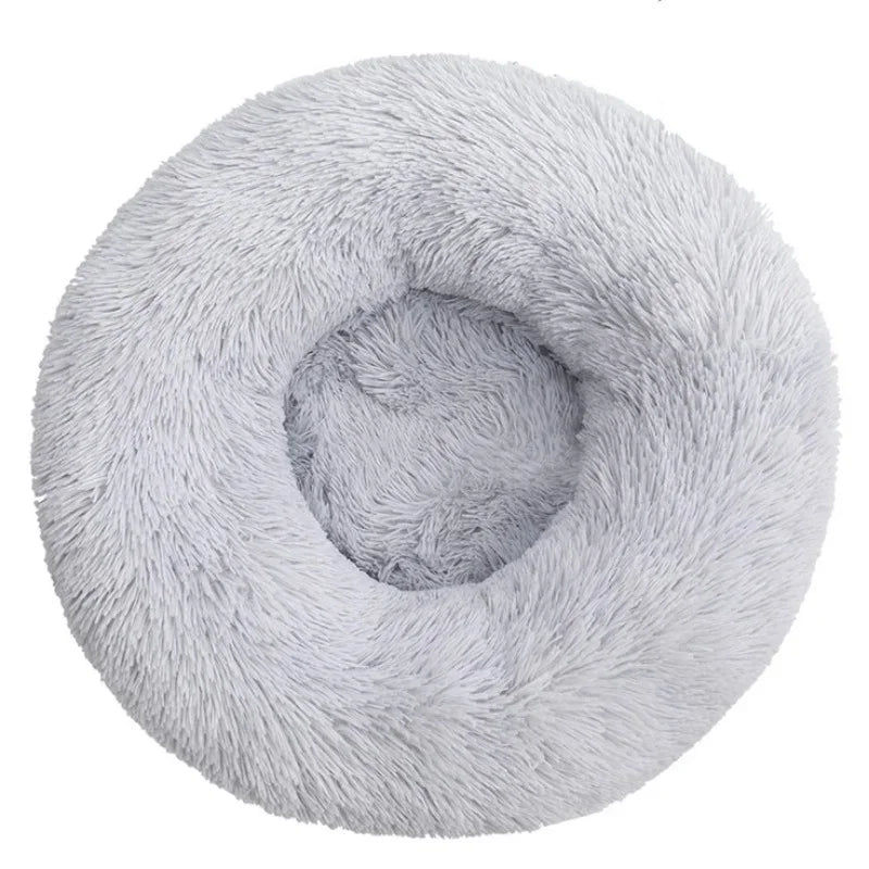 40-90cm 6 Sizes Round Plush Pet Bed