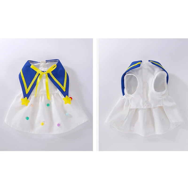 Dog/Cat Princess Dress, Cute Mesh Dress