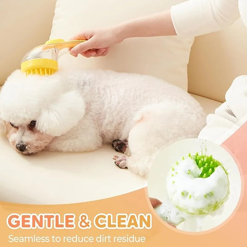 1pcs  Adjustable Pet Bath Brush Set