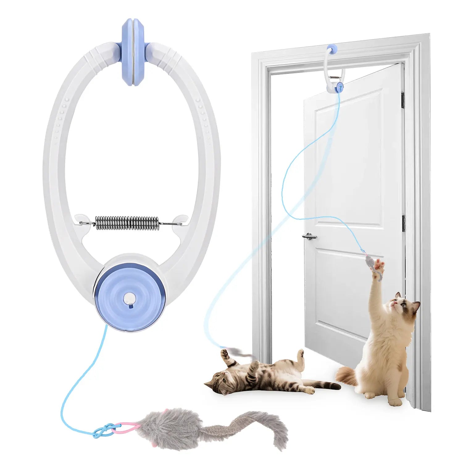 Interactive Cat/Kitten Toys, Electric Door Hanging Cat Toy