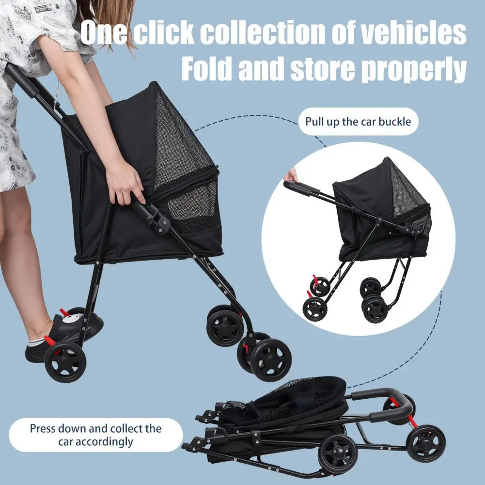 Pet Stroller For Small And Medium Dogs