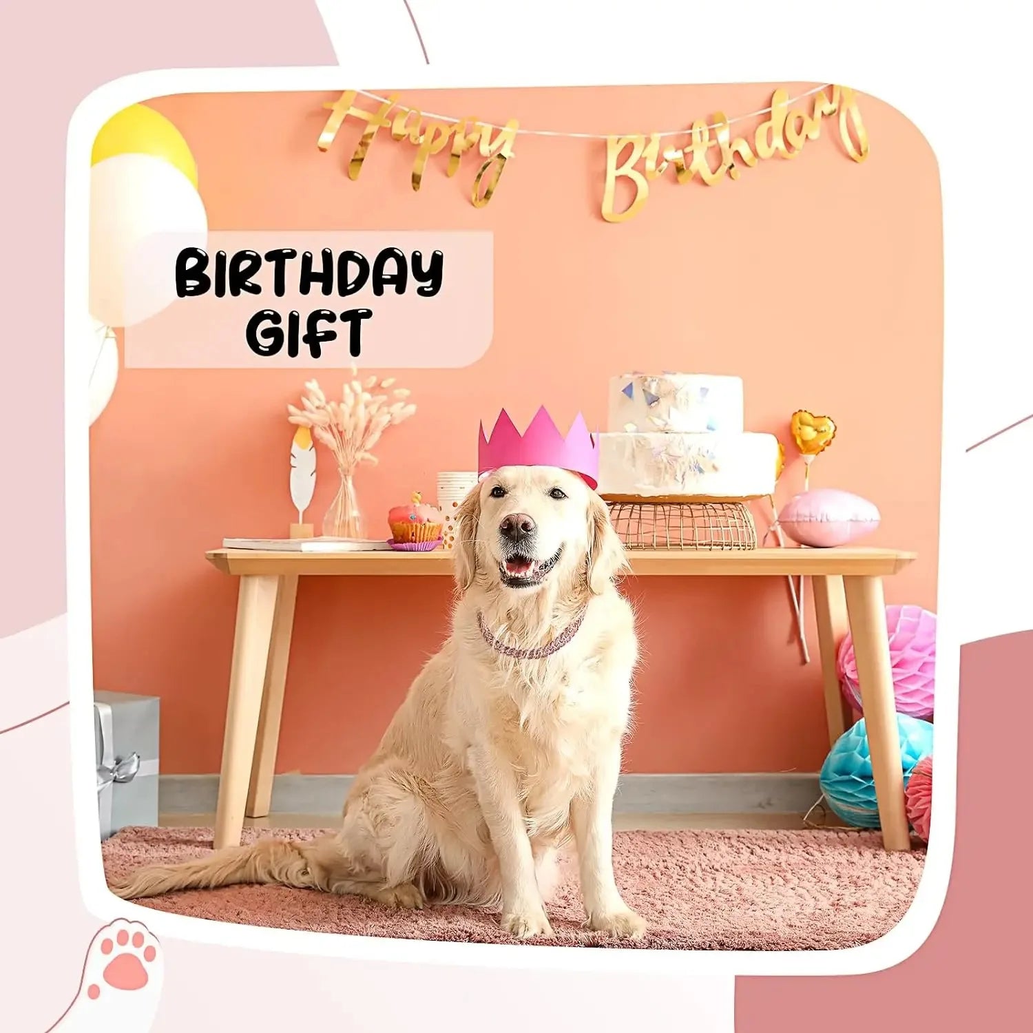 Dog Chain Collar, Diamond Metal Link Necklace