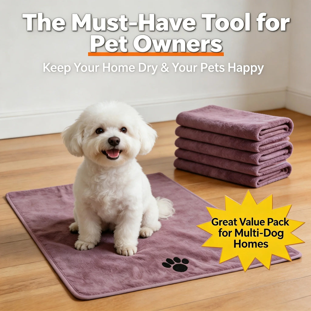 Extra Large Pet Bath Towel Super Absorbent