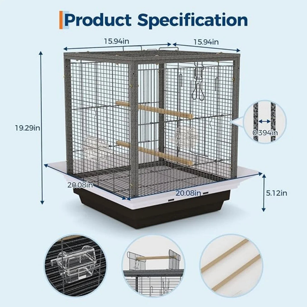 Luxury Metal Breeding Bird Villa