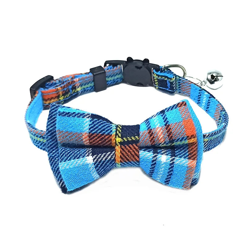 Pet Breakaway Cat Collar, Bow Tie and Bell
