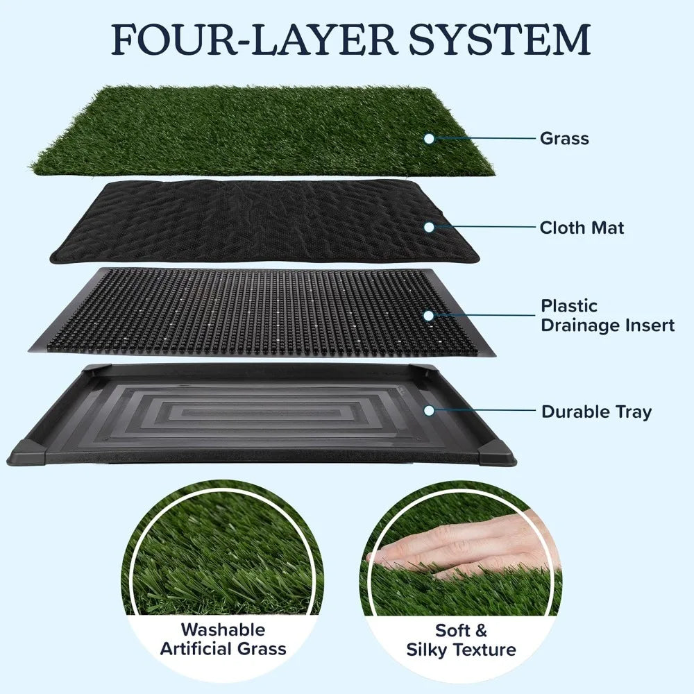 Artificial Grass for Dogs Training Potty Pad with Tray