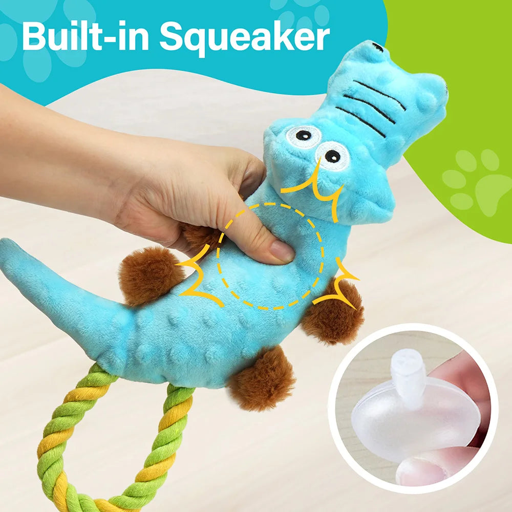 2 Pack, Dog Squeaky Interactive Toys