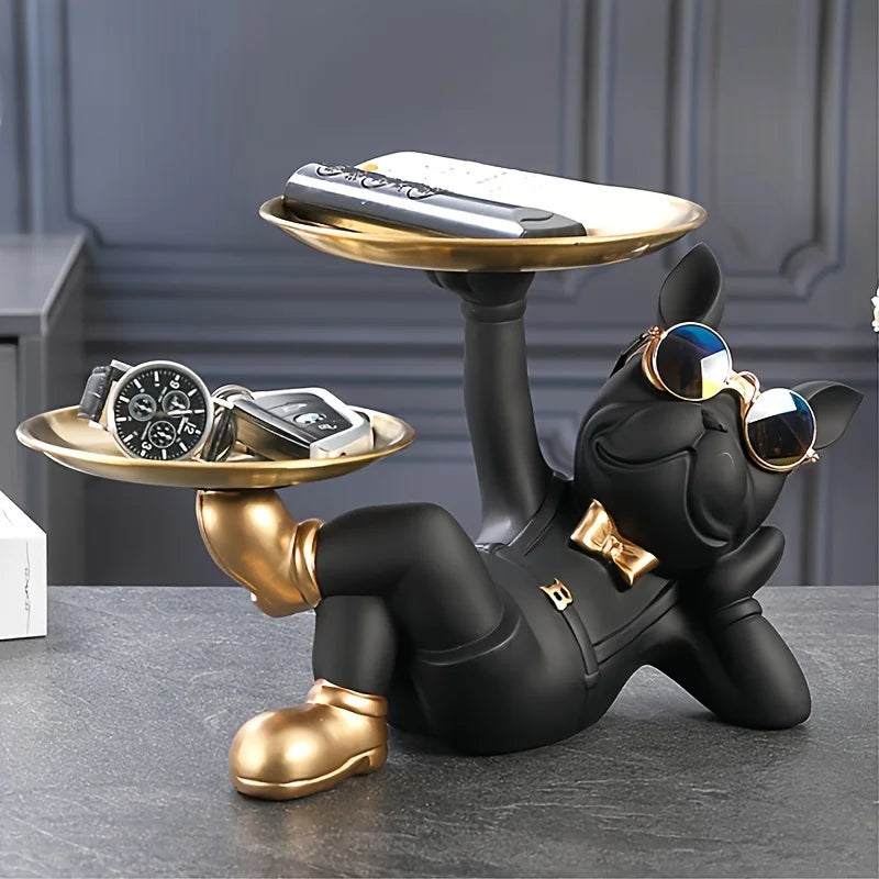 Nordic Fashion Art French Bulldog Animal Figurine