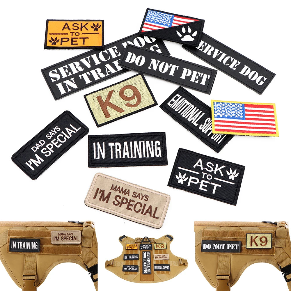 12 Pieces Tactical Patch Bundle