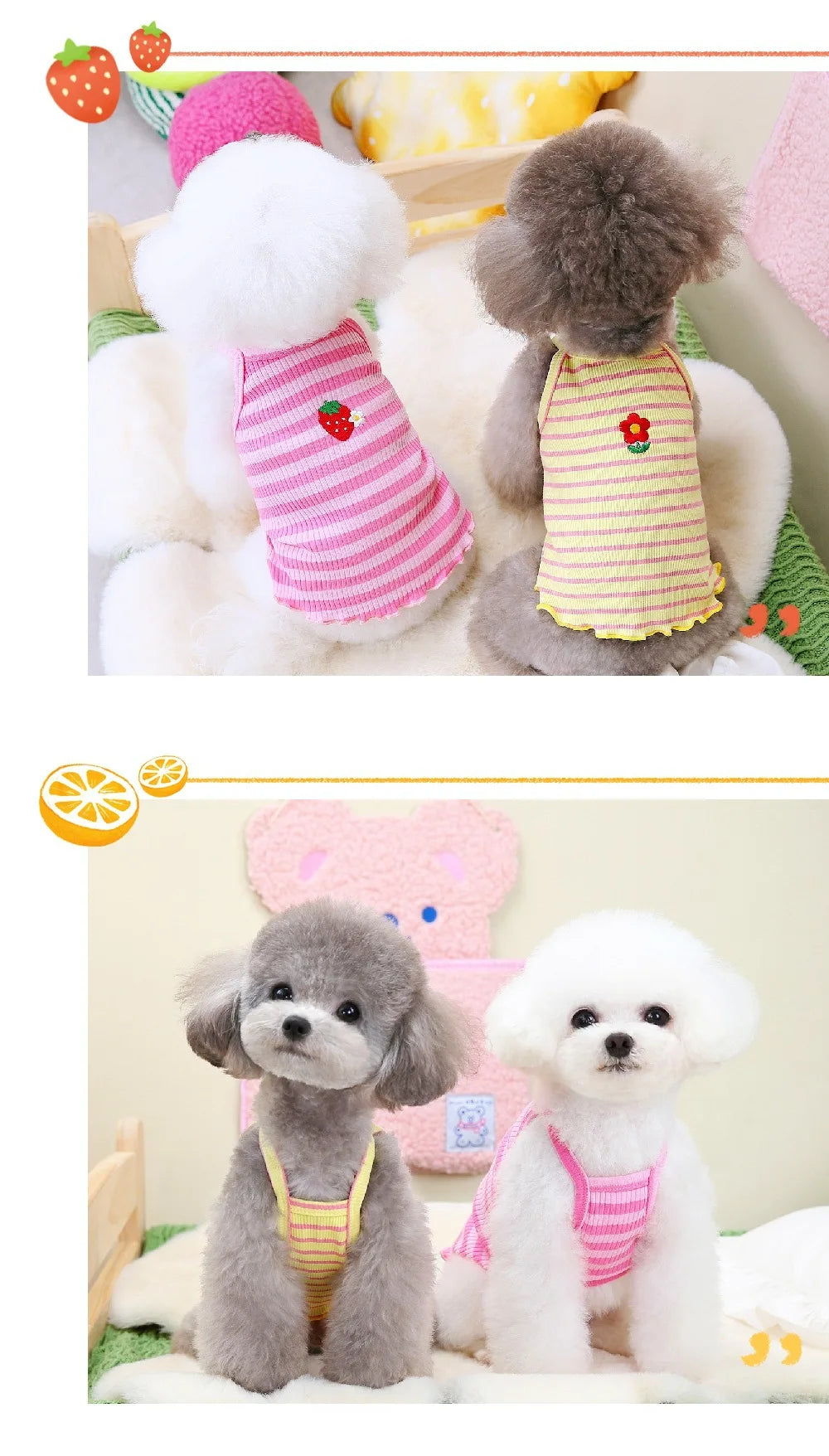 Small Dog Dresses, Princess Clothes for Puppy Vest
