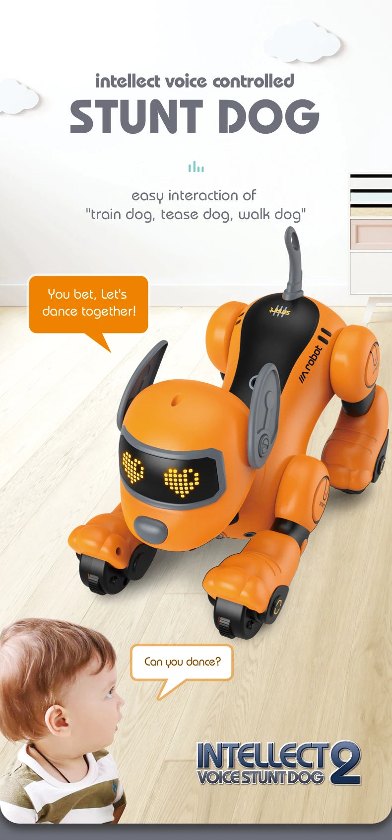 Robot Ai Dog, Programmable Smart Toy