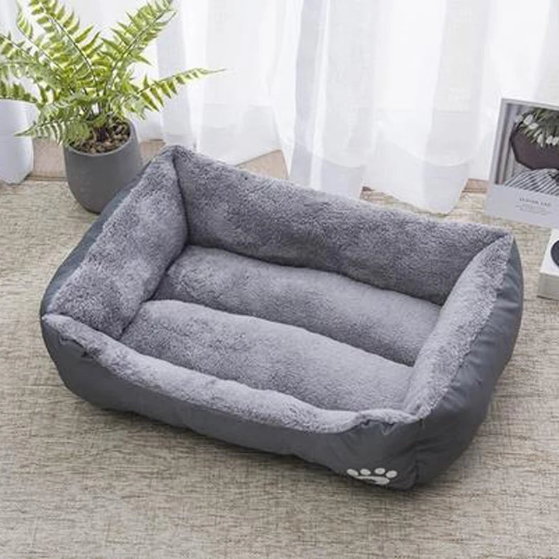 Variety of colors, Plush Sleeping Dog Bed