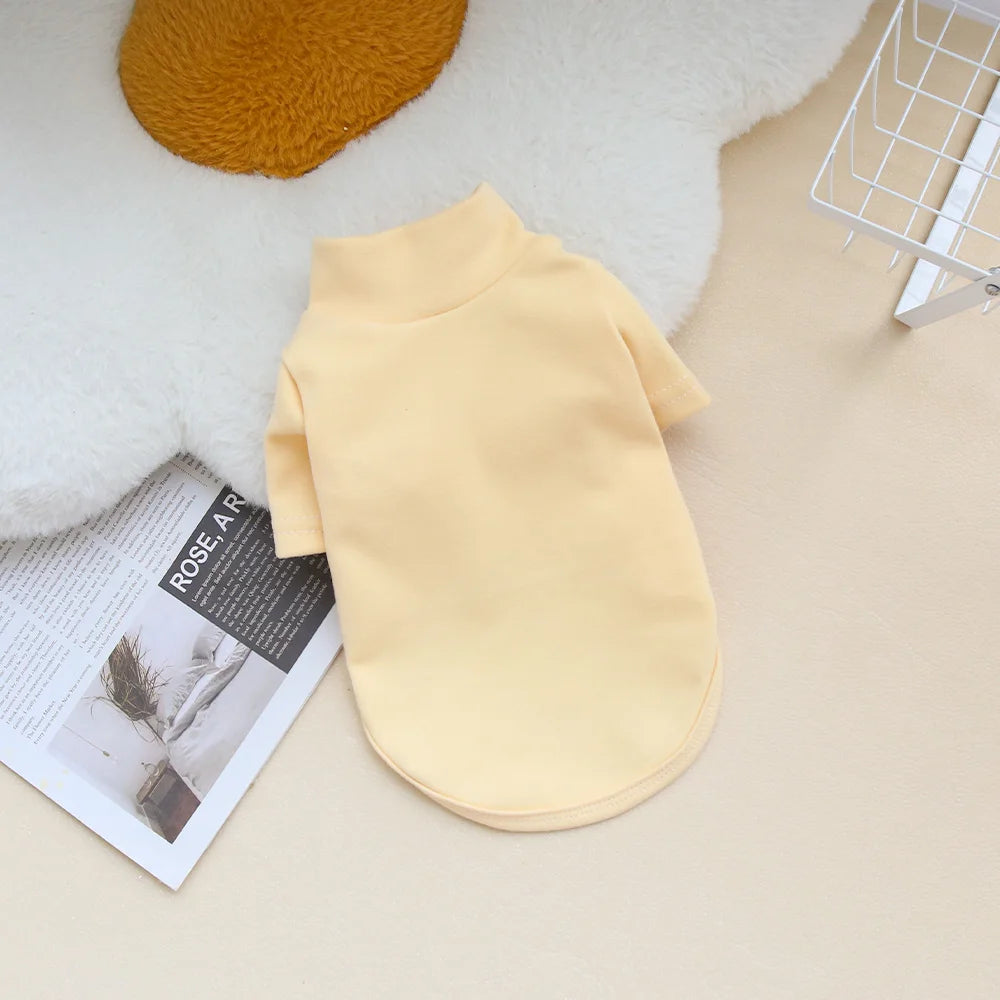 Autumn and Winter Pet Solid Color Warm Hoodie