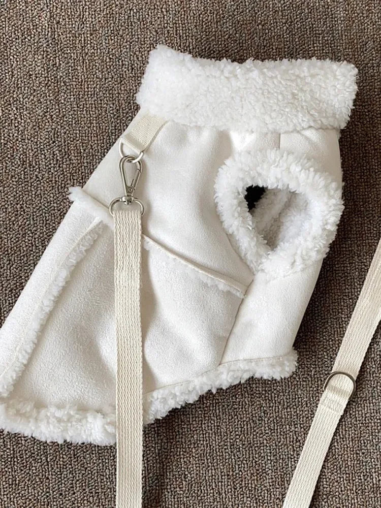 Solid Colors Dog Vest, Winter/Wool