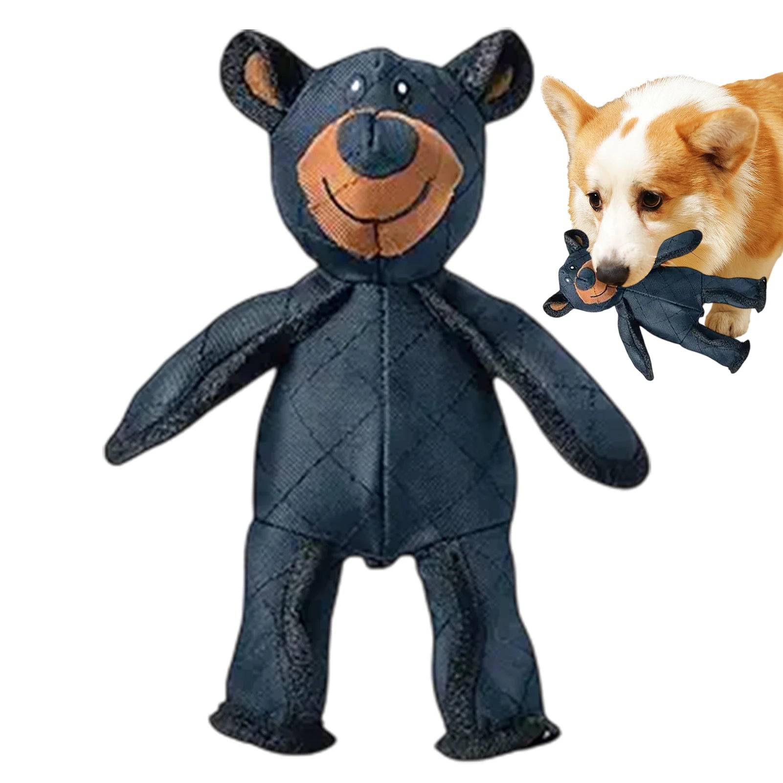 Squeaky Plush Bear Toy for all Animals