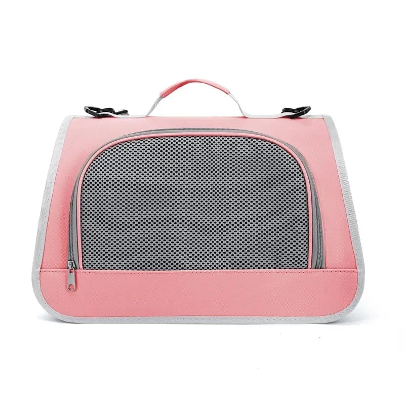 Pet Outing Portable Cat/ Dogs Handbag Summer Breathable Carrier Travel Puppy/ Kitten Single Shoulder Bag Pet Carrying Bag Supplie