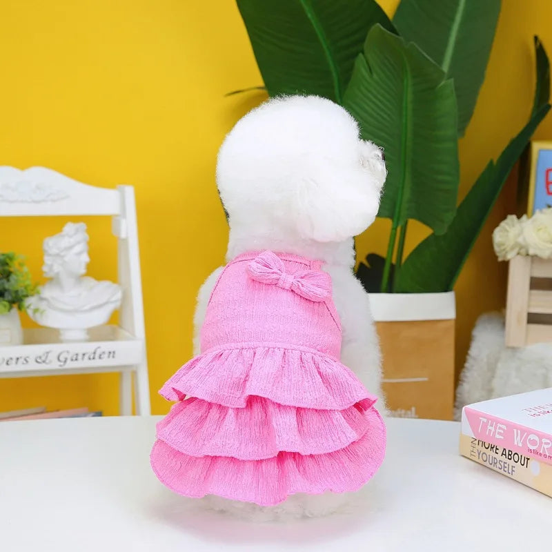 Spring Clothes Dog/Cat Princess Dresses