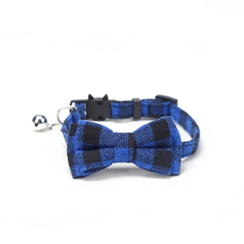 Pet Breakaway Cat Collar, Bow Tie and Bell