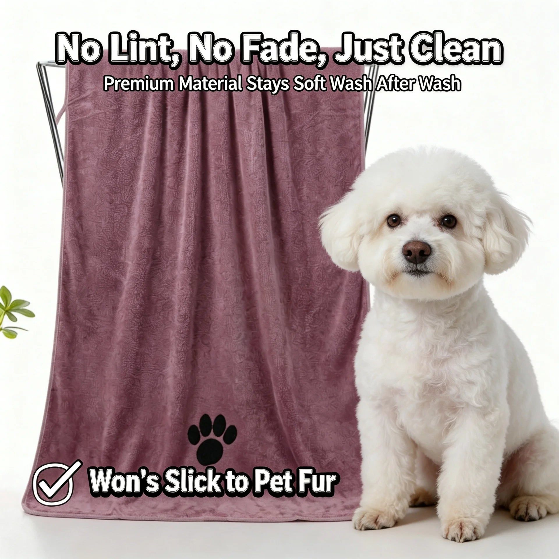 Extra Large Pet Bath Towel Super Absorbent