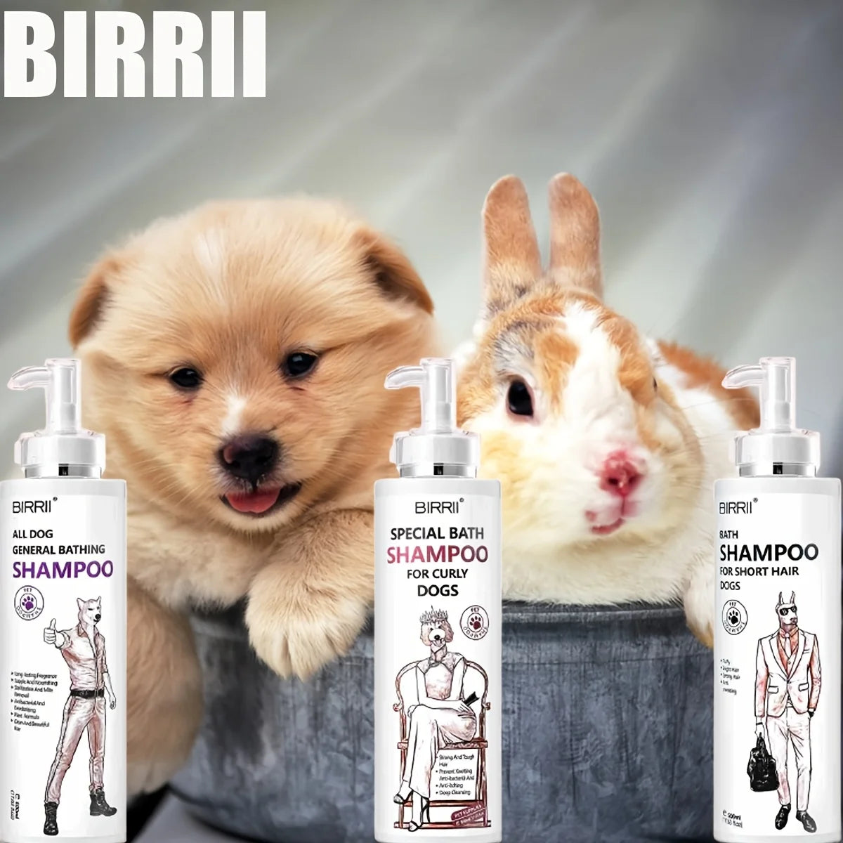 Dry shampoo for pets - no water, no rinsing required
