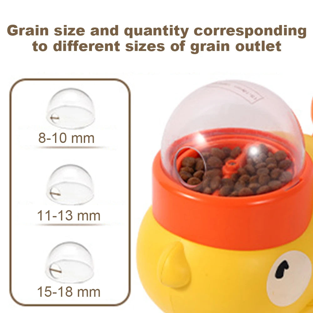 Yellow Duck Dog/Cat Slow Feeder