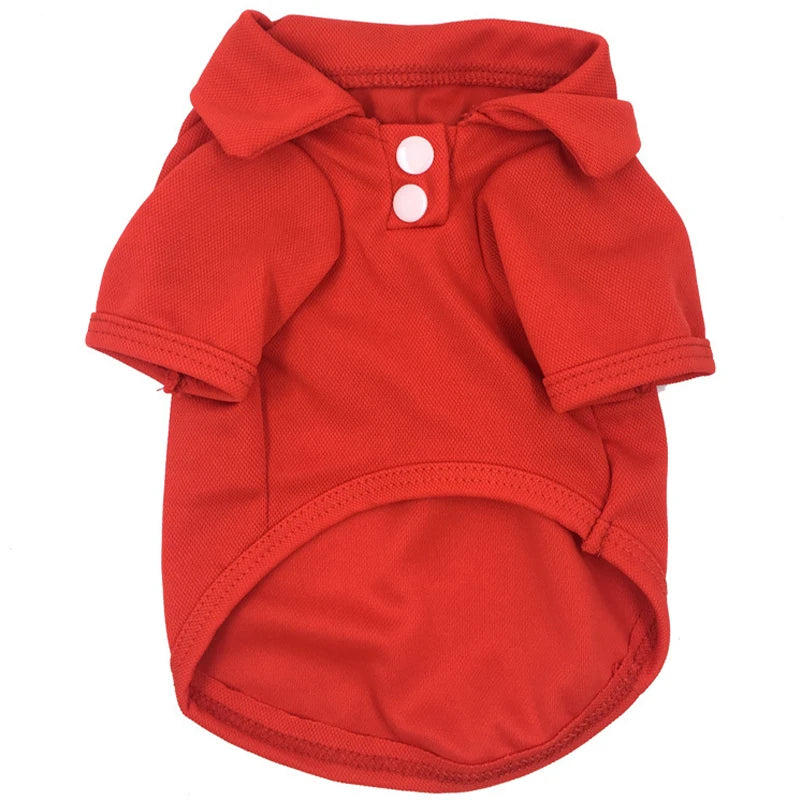 Spring Dog Shirts 6 Candy Colors Vests