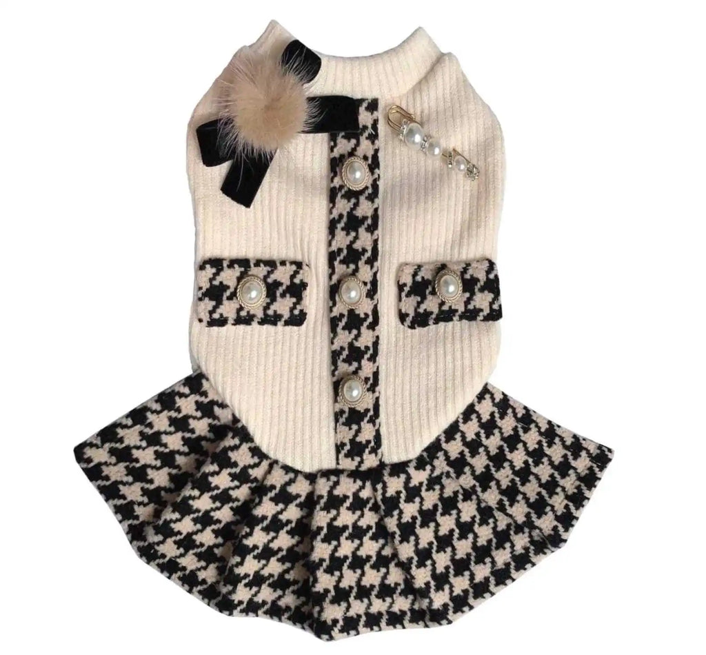 New Knitted Pet Princess Dress