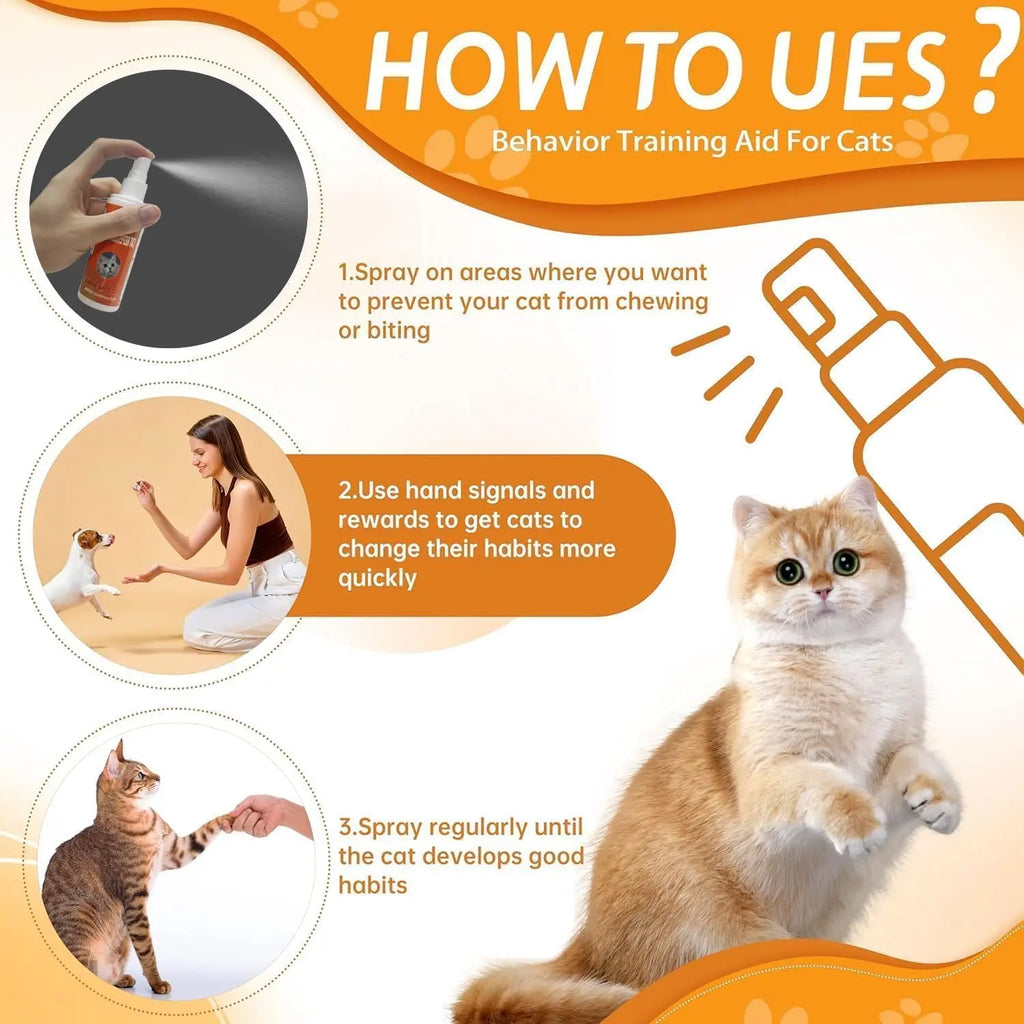 【Stop Scratching Now】Cat Scratch Deterrent Spray