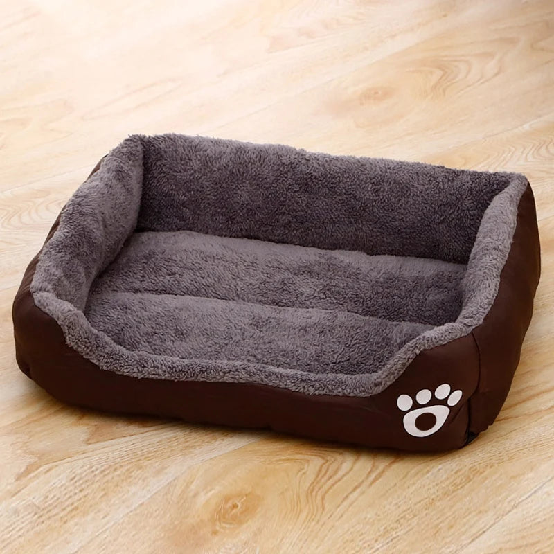 Variety of colors, Plush Sleeping Dog Bed