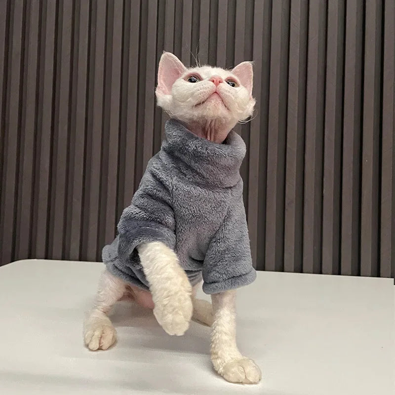 XS-XXL Hairless Cat Sweater Winter Fashion
