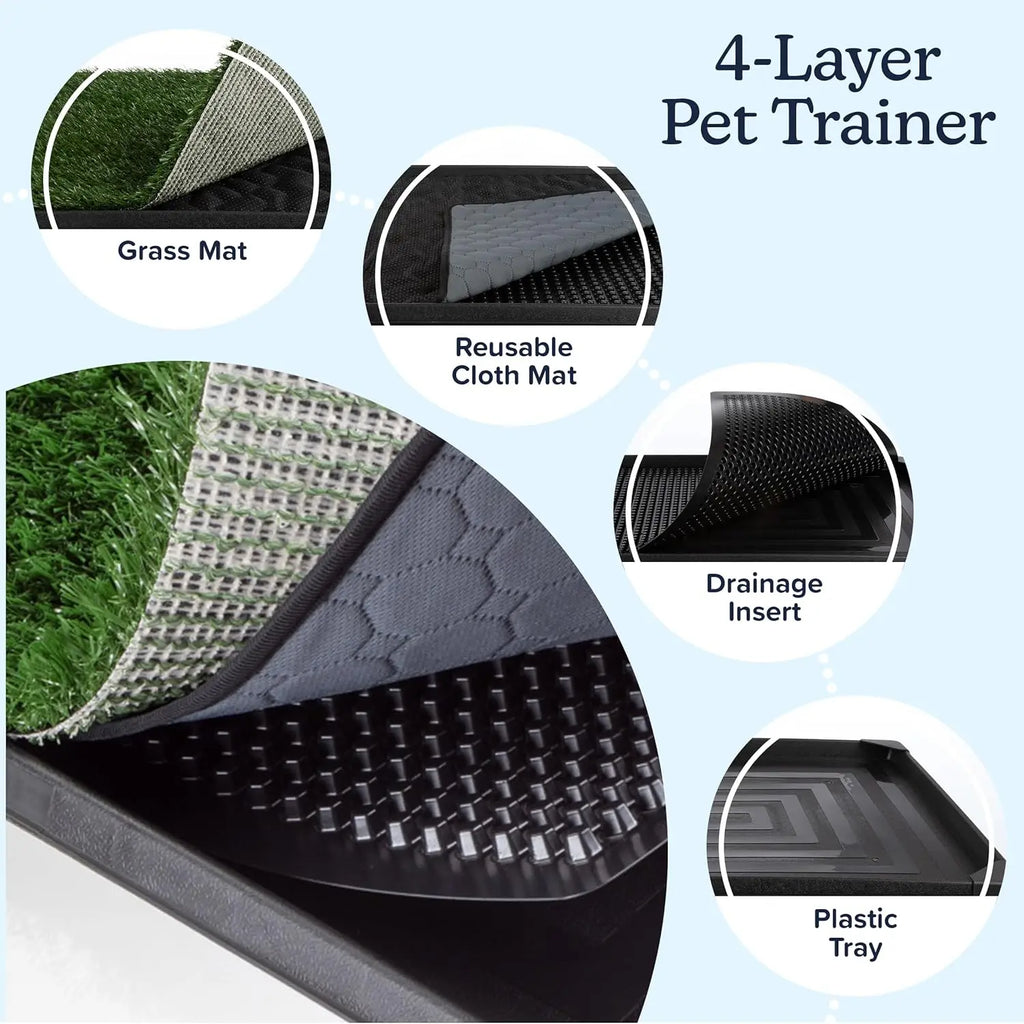 Artificial Grass for Dogs Training Potty Pad with Tray