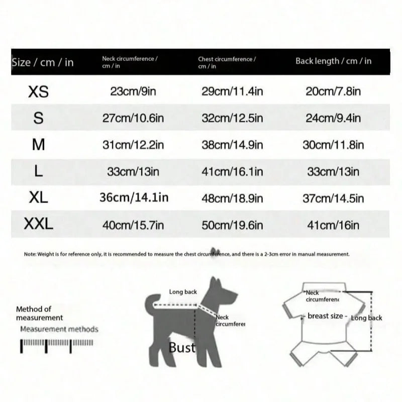 Spring Dog Princess Dress Heart Patten