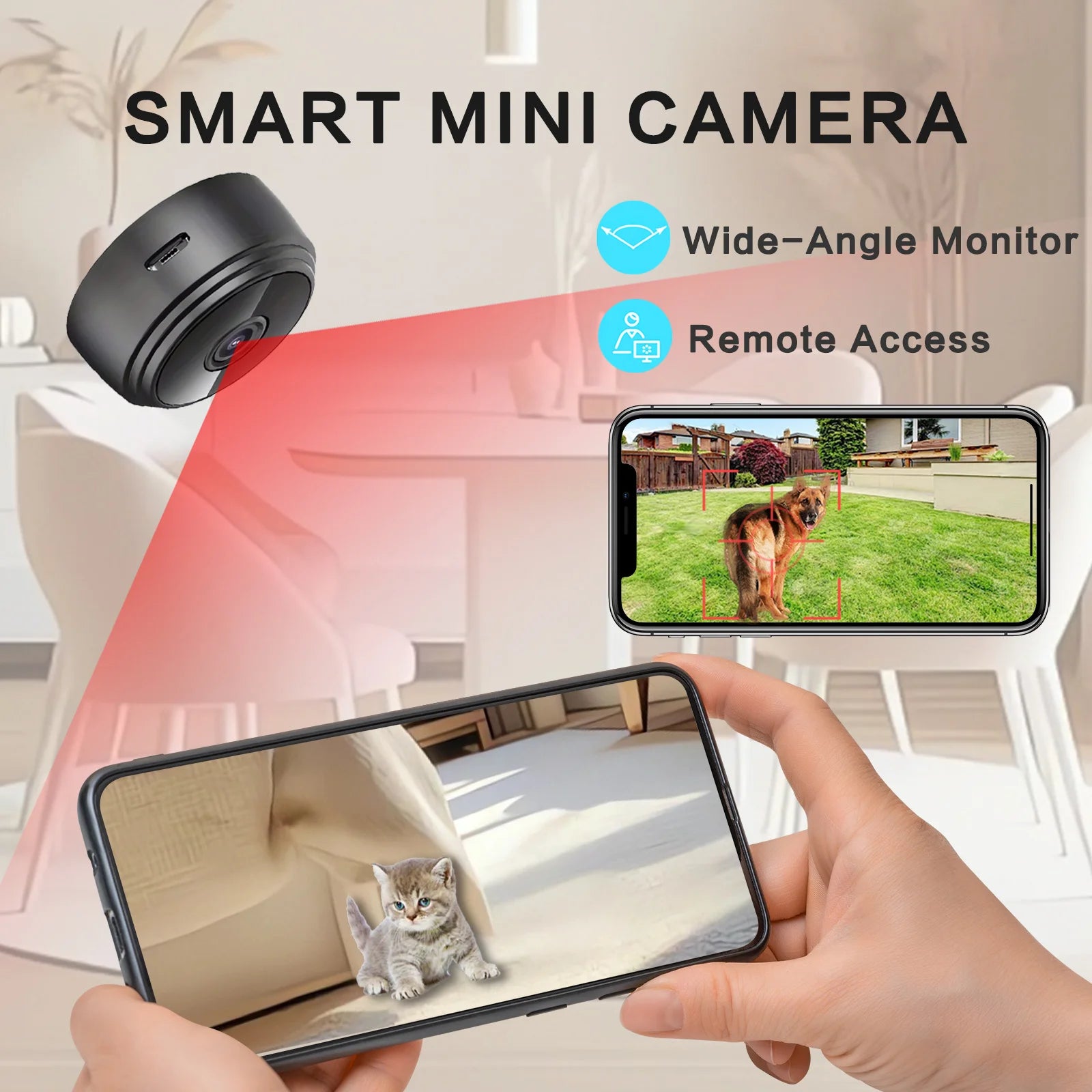 A9 Wifi Mini Camera 1080P/Security Monitoring Wireless Remote