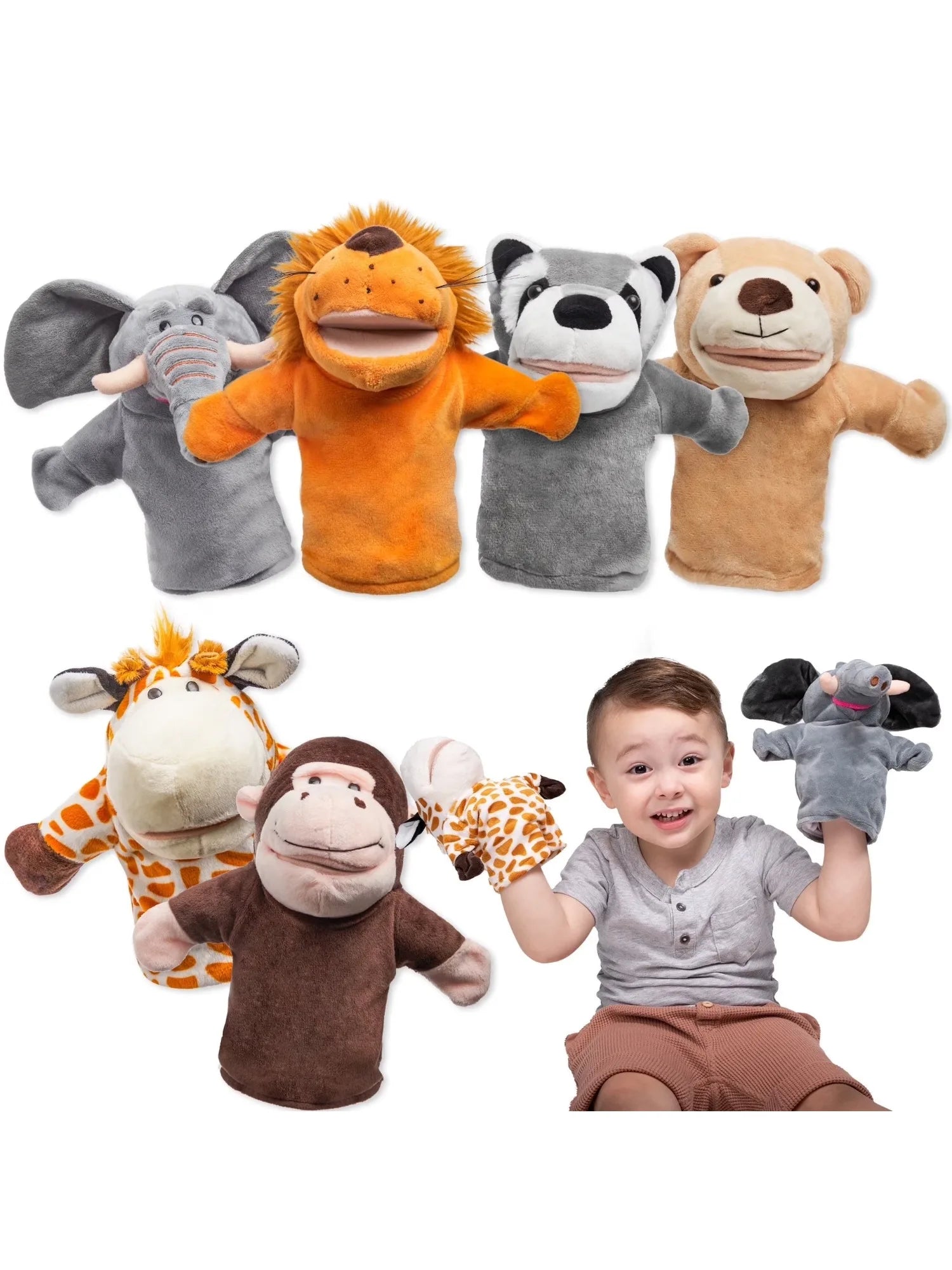 Joyfy 6Pcs Kids Hand Puppets