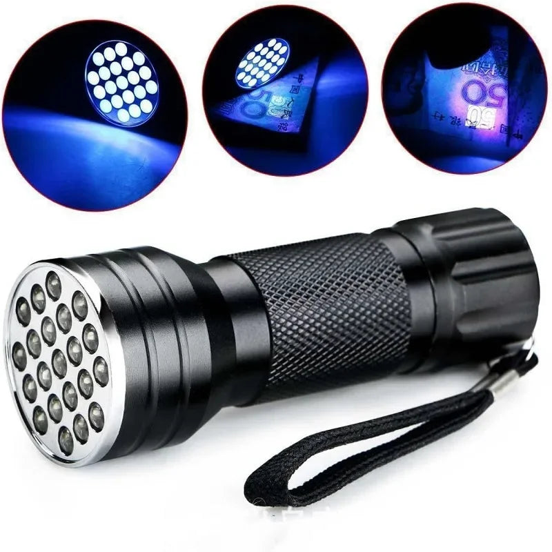 Black Light Handheld Flashlight for Hotel Inspection