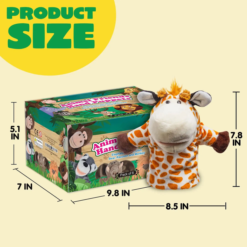 Joyfy 6Pcs Kids Hand Puppets
