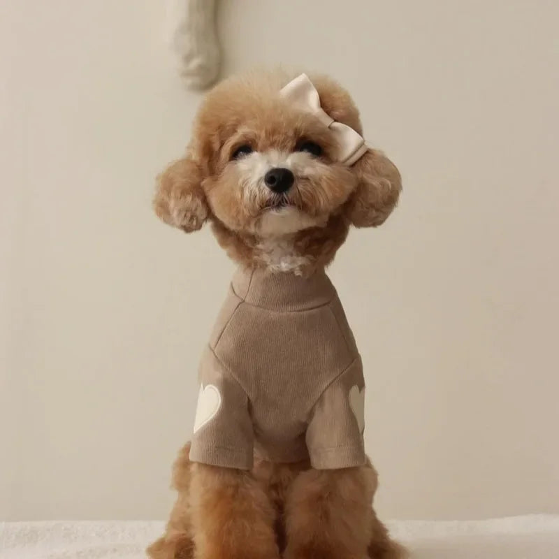 Love Winter Warm Pet Clothes