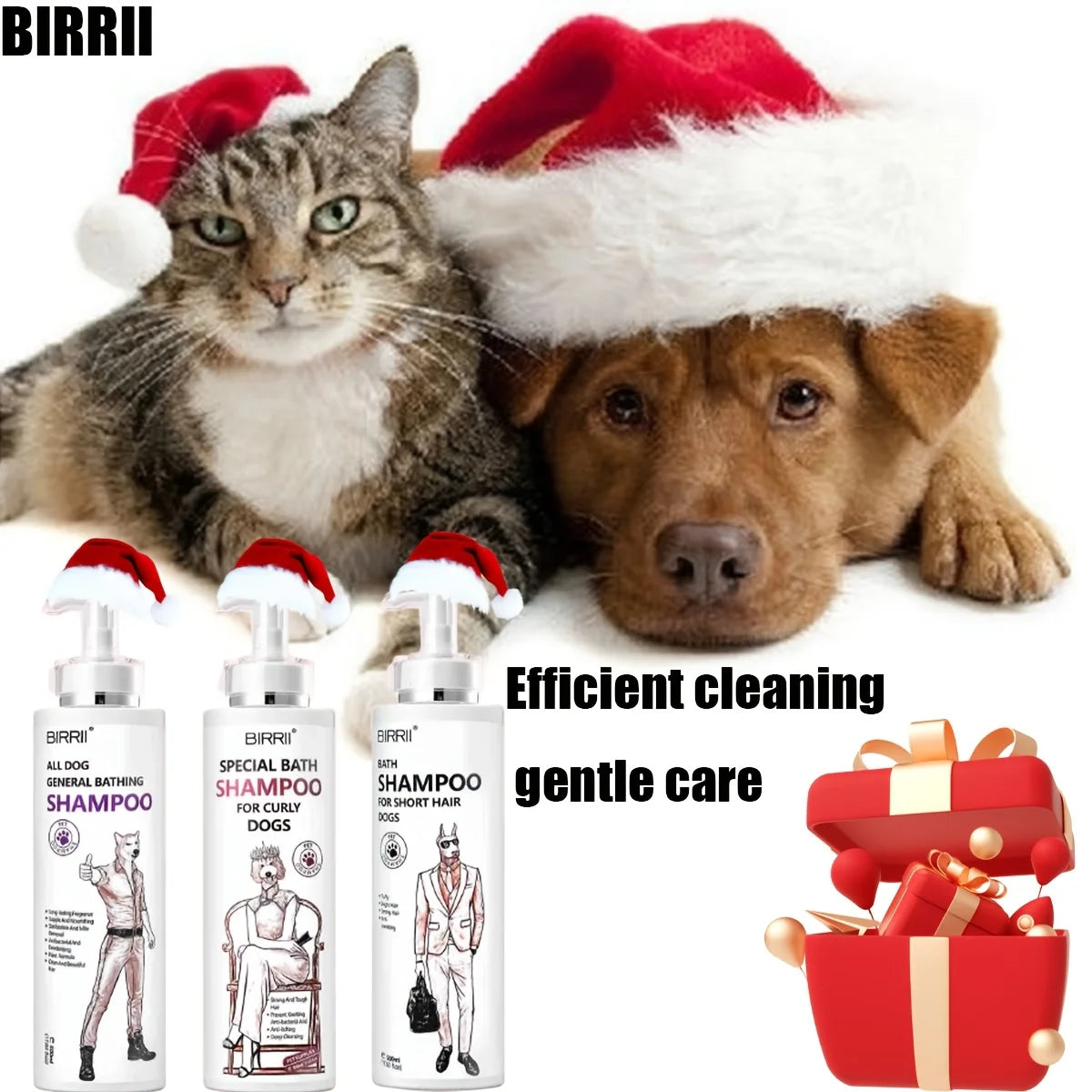 Dry shampoo for pets - no water, no rinsing required