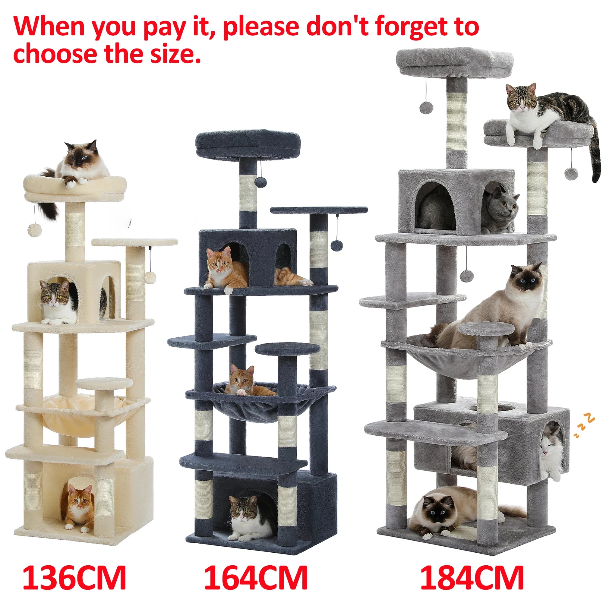 Large Tree and Tower For Indoor Cats