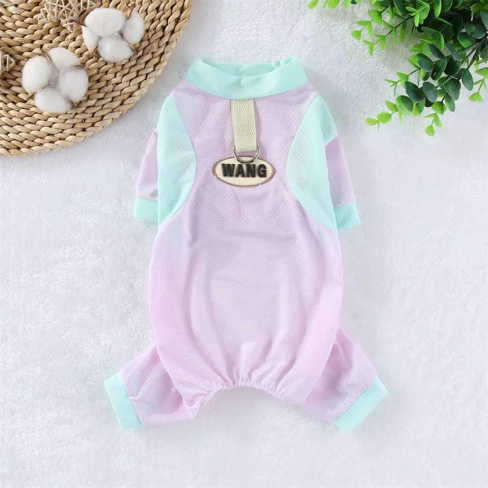 Summer Pet Dog Cooling Jumpsuit