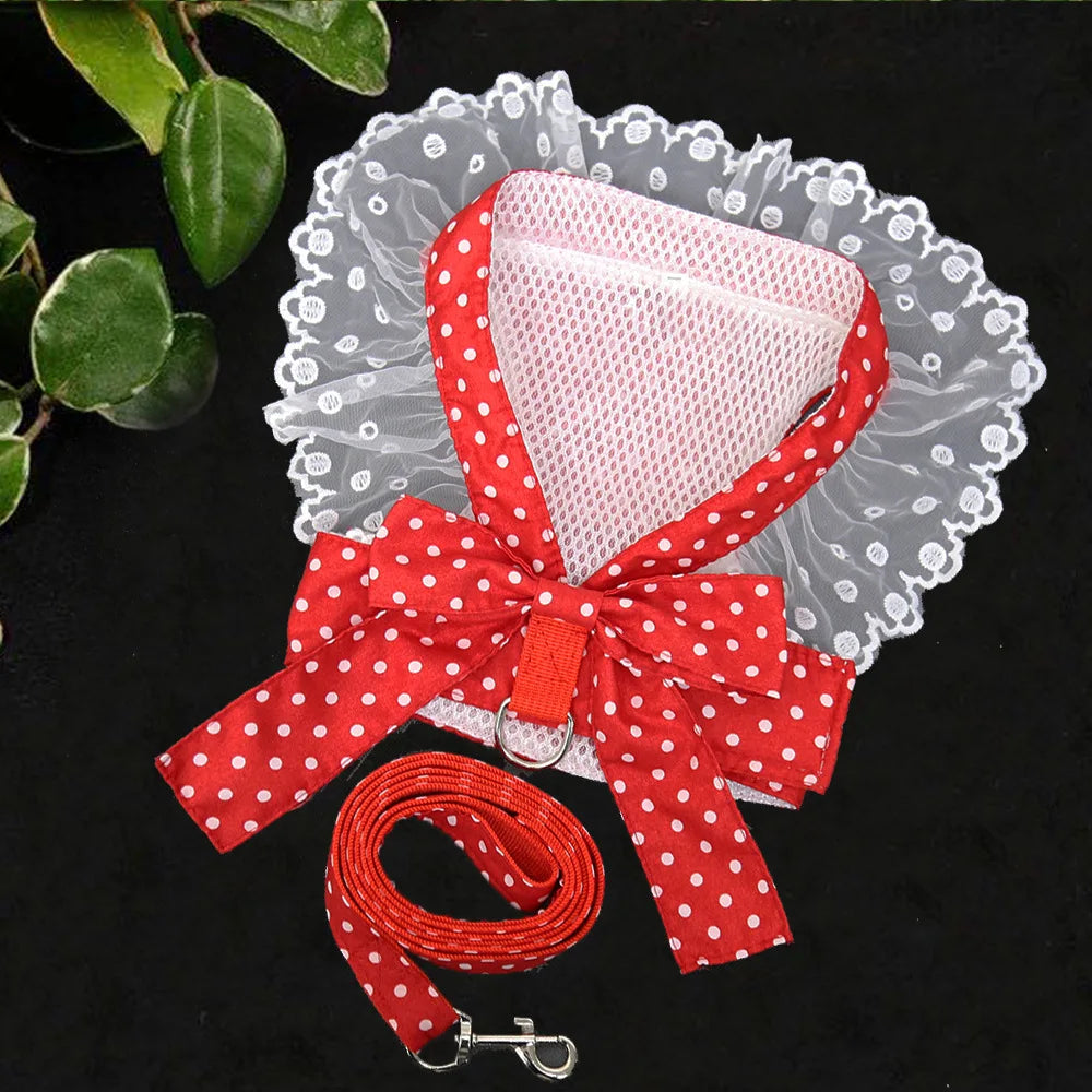 Dog/Cat Harness/ Vest Leash               Soft Breathable Dog Harness Nylon clothes leash for Dogs Puppy Collar Cat Pet Dog Chest Strap