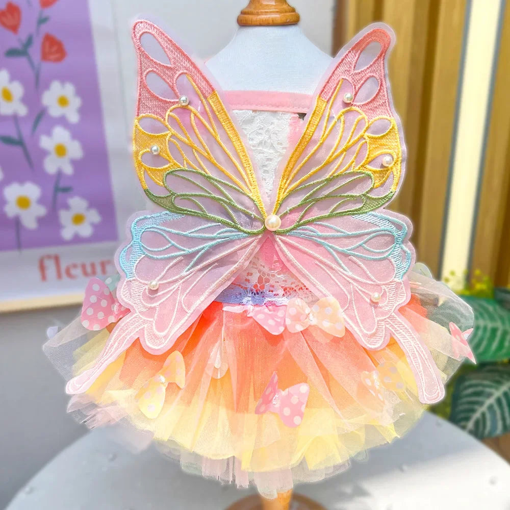 Dog /Cat Spring Princess Dress, Lace Skirt