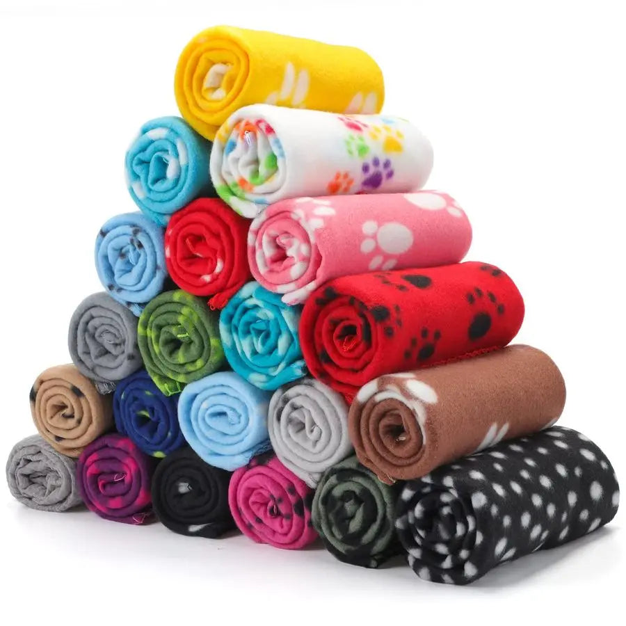 20 Pcs Pet Blankets, Soft Fleece Blankets