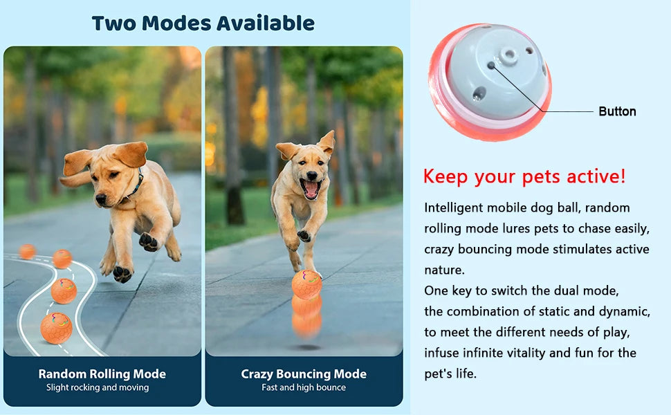 Smart Electronic Interactive Pet Toy Ball