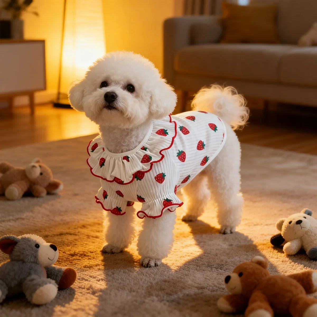 Clothes for Small Dogs/Cats Ruffle Collar
