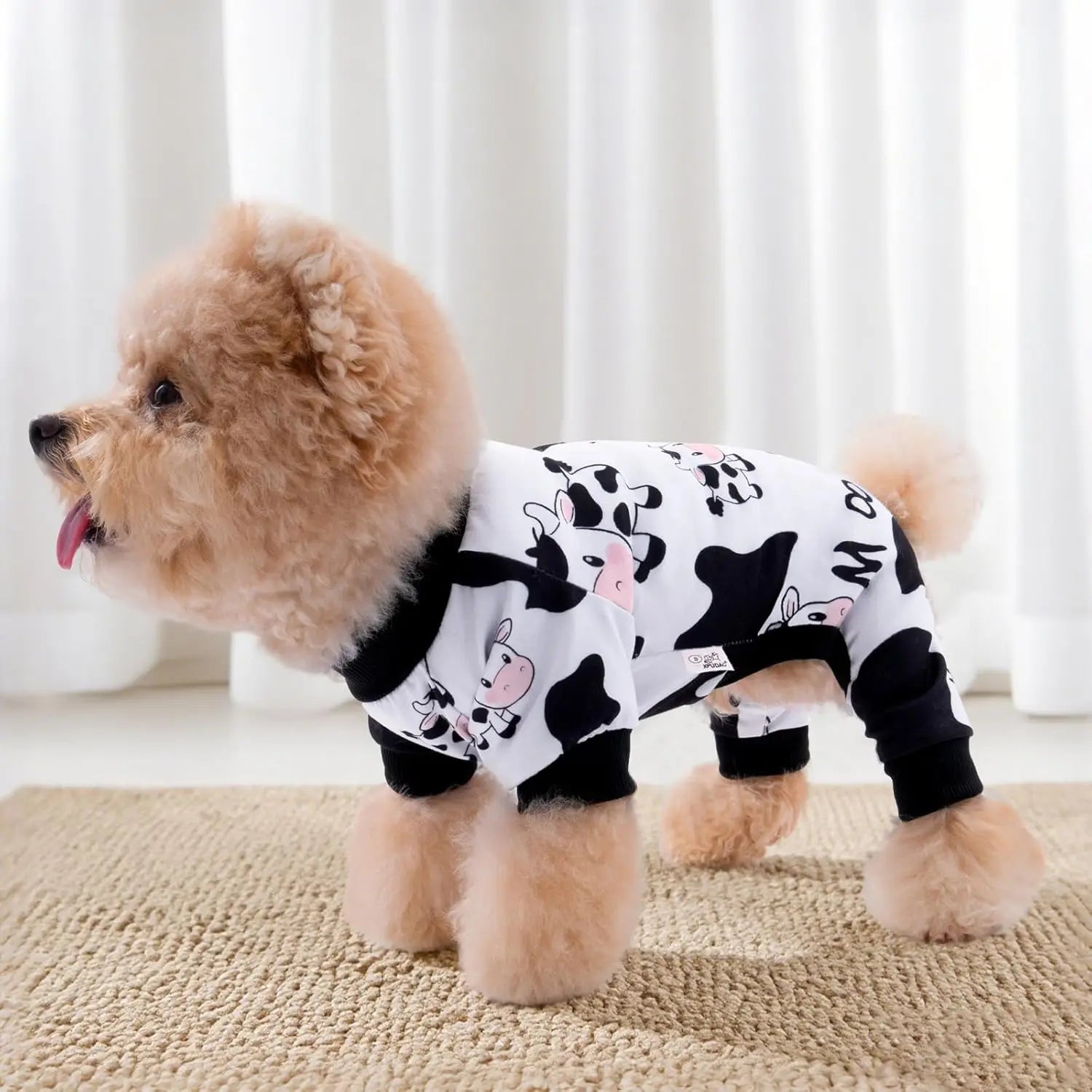 4-Piece Dog Pajamas for Small Dogs
