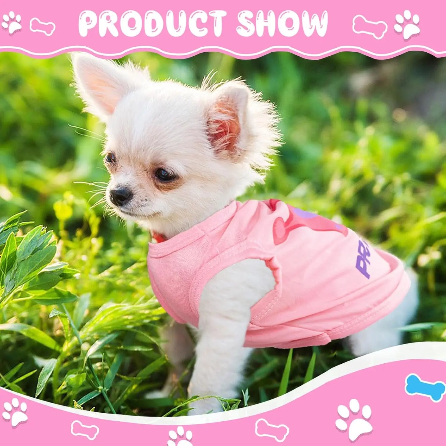 4 Pieces Dog Clothes for Small Female Dogs