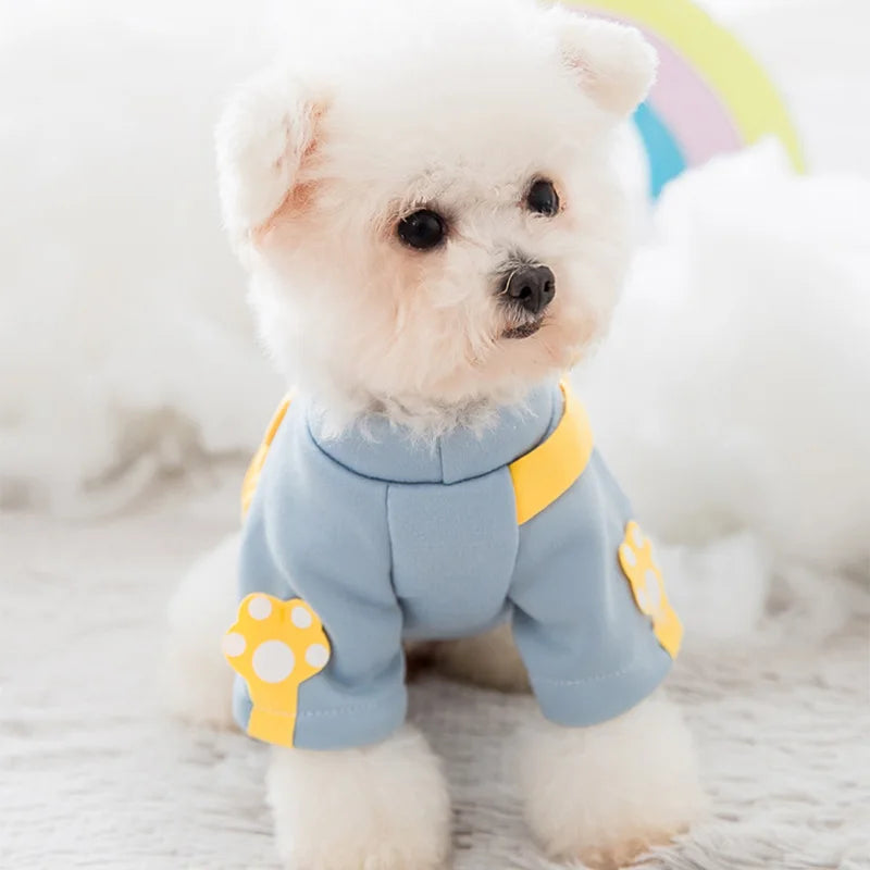 Winter Dog Clothes, Cute Cartoon Warm Hoodie